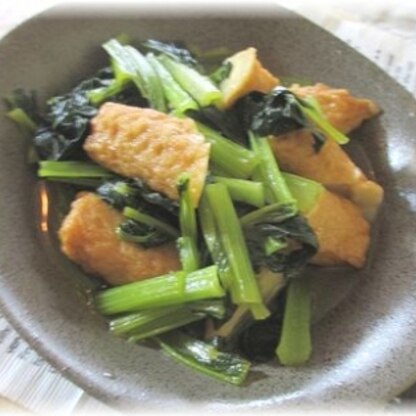 ごぼう天の旨みがじわ～と小松菜に染みて本当に美味しかったです（＾ｃ＾）　　作ったすぐよりも冷めたほうが美味しいですね～♪　　ごちそうさまでした＾＾*